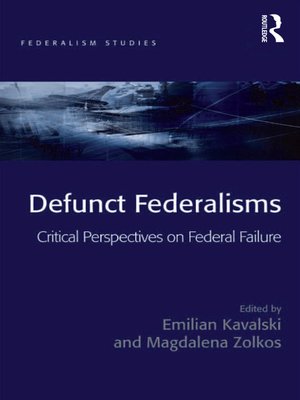 cover image of Defunct Federalisms